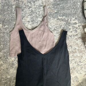 Stylish Black and Tan Women's Tops
